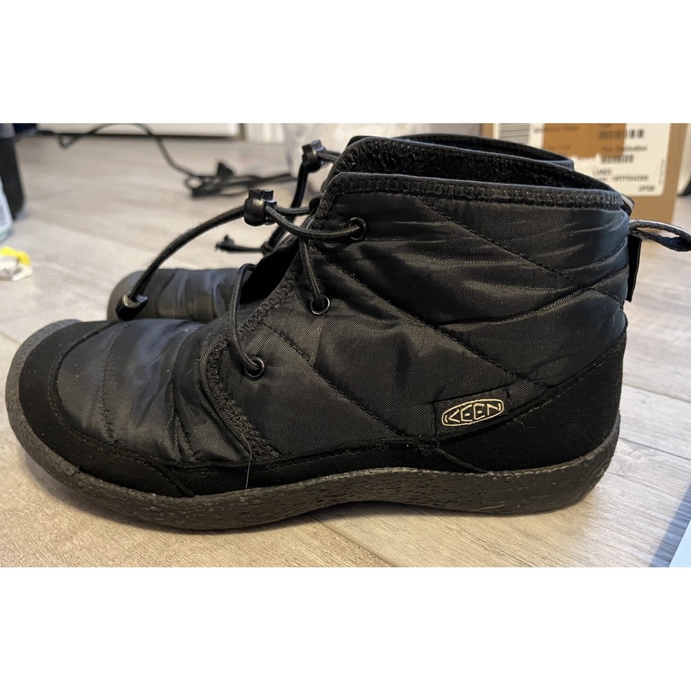 Keen Boots  Bowser II  Hiking Grey Black Leather Waterproof CUKKA SIZE 5